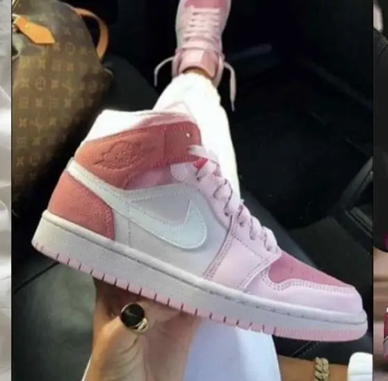 Air jordan 1 mid se gs 'legend pink'