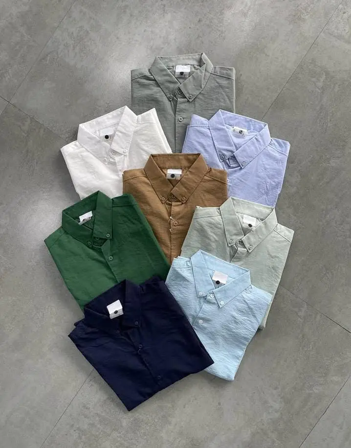 Linen shirts (Small, Black)